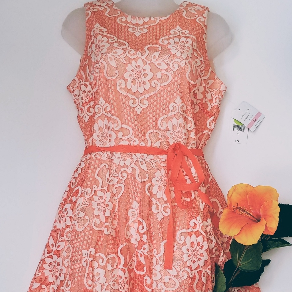 Danny & Nicole Fit/Flare Dress